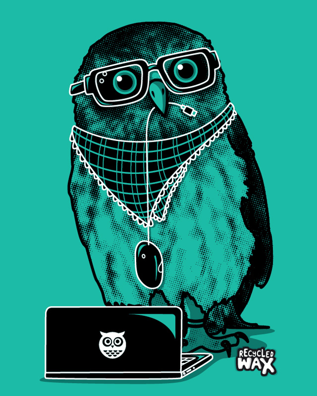 Owl_by_recycledwax.jpg