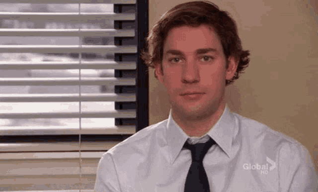 Jim Halpert Weird Shrug Thing.gif